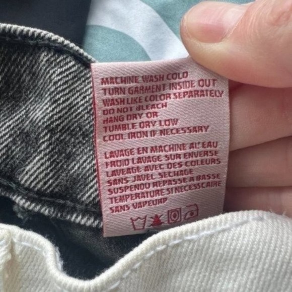 Revice Denim Split Color Jeans Size 26 - Picture 7 of 7